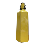 Bouteille en céramique jaune