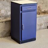 Small Mado kitchen unit from 1960 repainted in Sèvres blue
