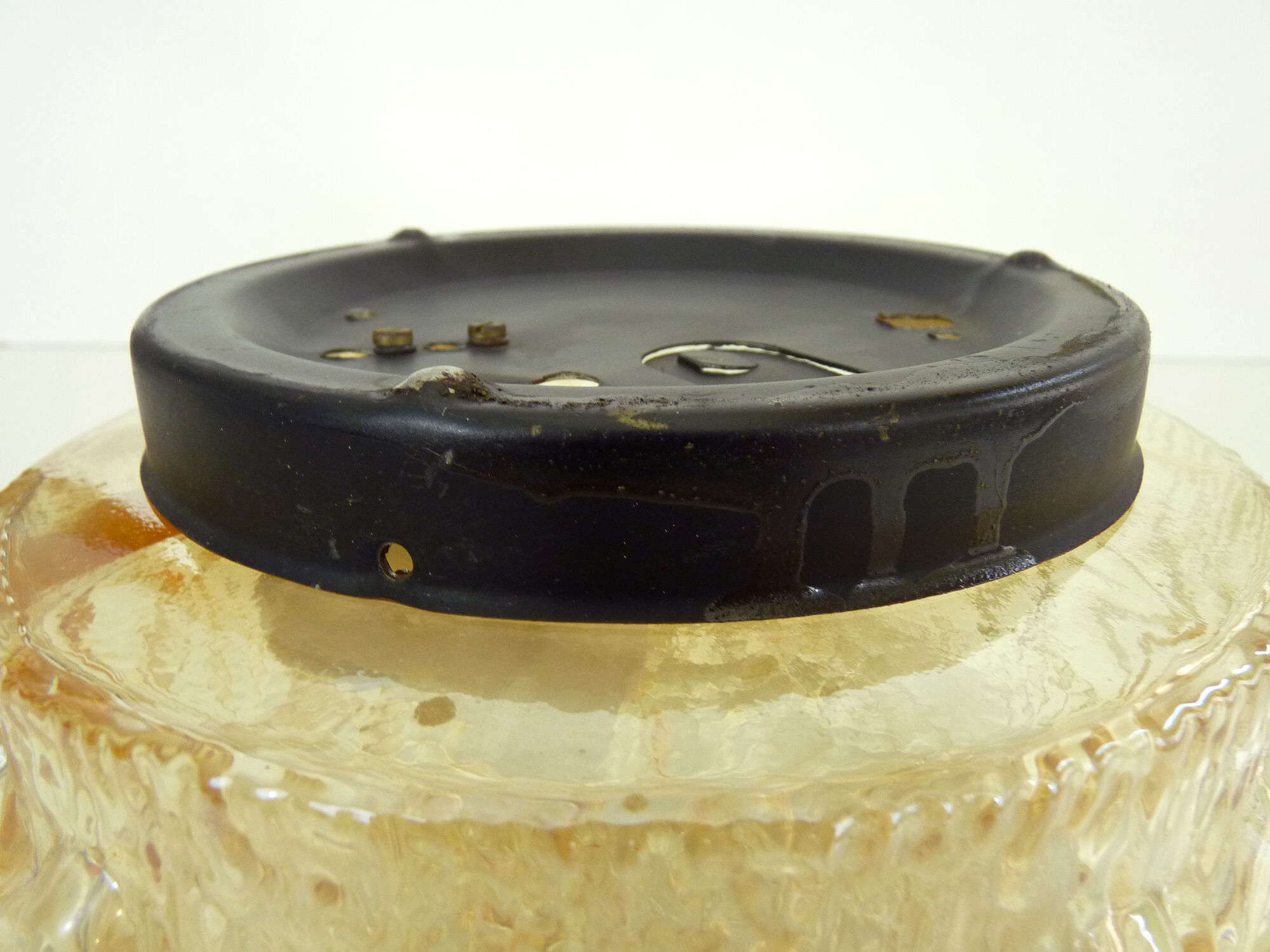 vintage amber glass ceilling