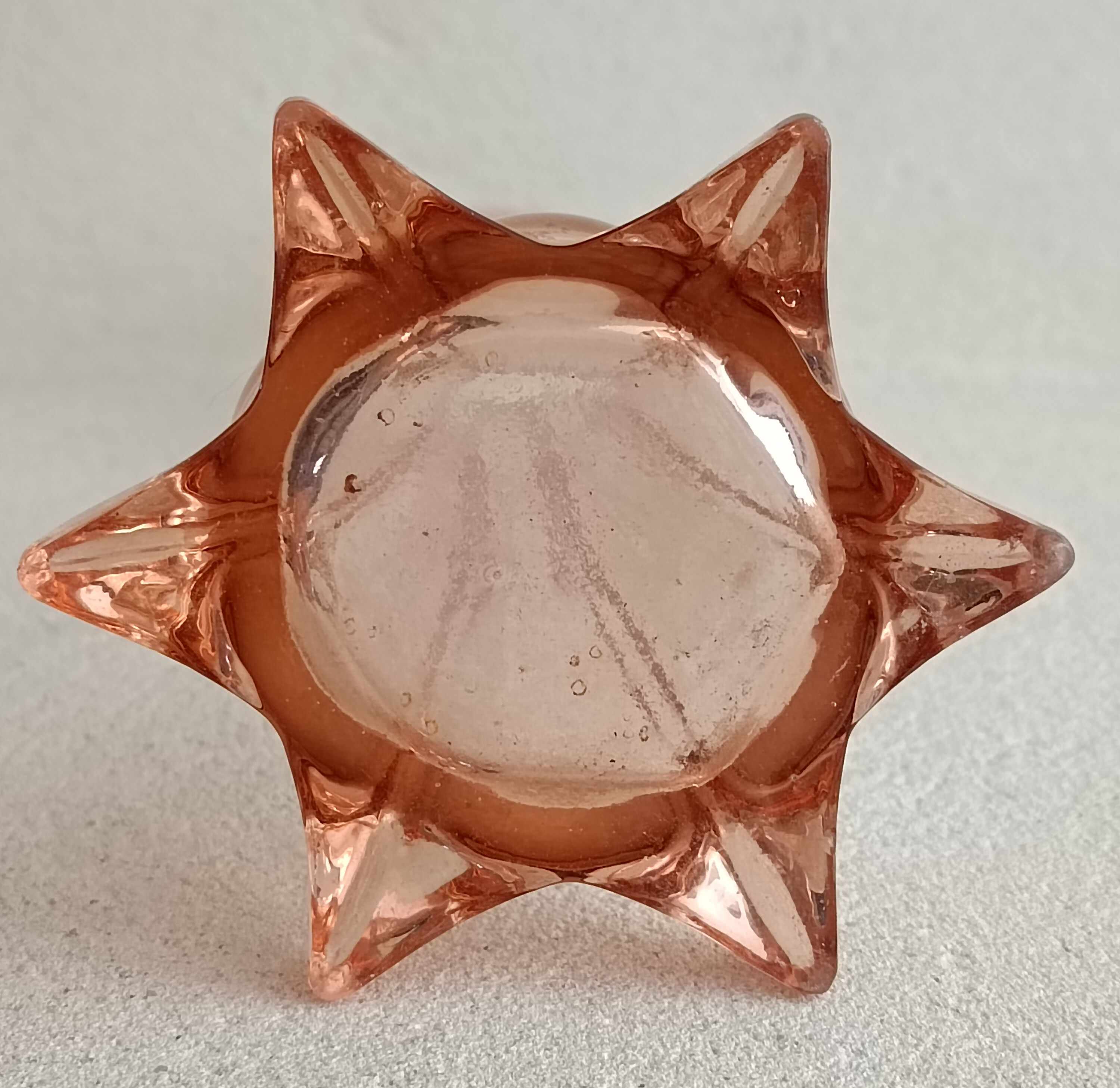 Soliflore in molded glass early twentieth century