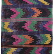 Turkish Kilim Yuruk Vintage 177x338 cm Geometric Multicoloured