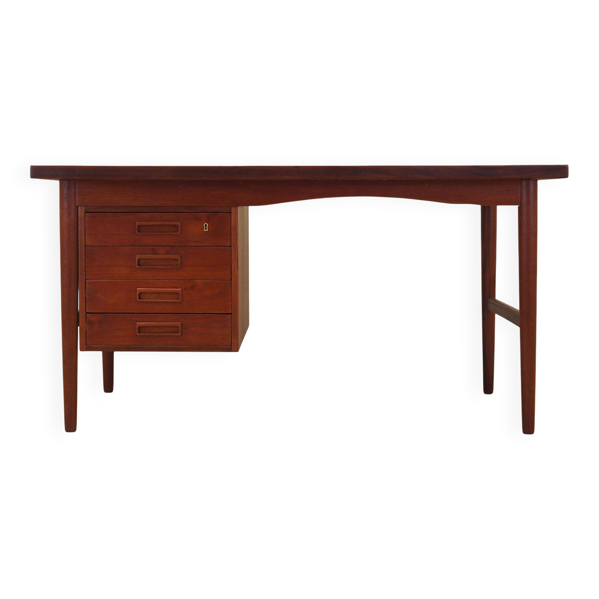 Teak desk, Danish design, 1970s, production: Denmark