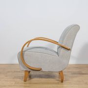 Model 410 armchairs by Jindřich Halabala for Up Závody, 1930s, set of 2