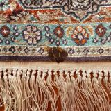 Chinese silk oriental rug 103 cm x 64 cm