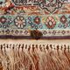 Chinese silk oriental rug 103 cm x 64 cm