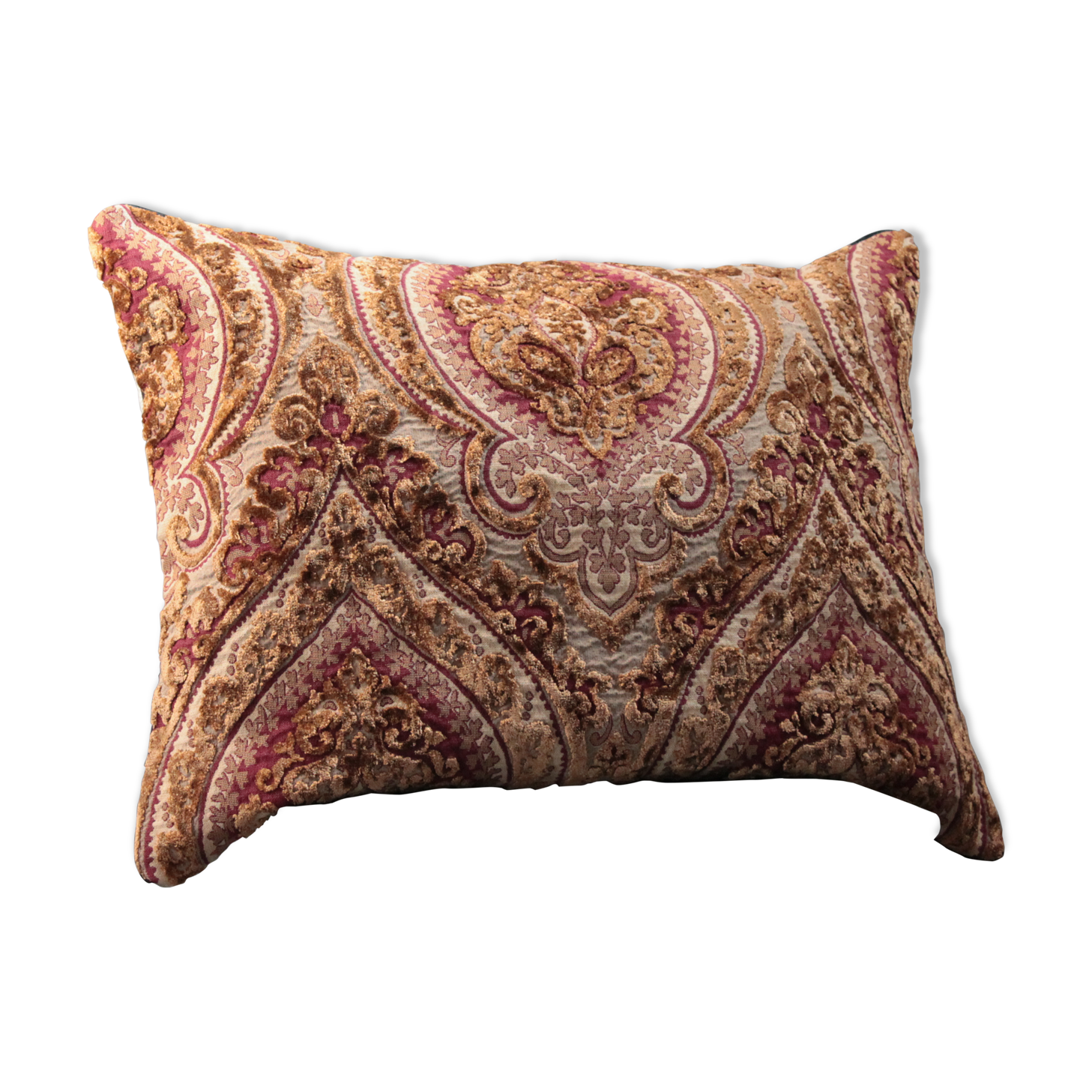 Coussin bohème chic en tapisserie d'ameublement