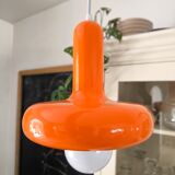Orange ceiling pendant light