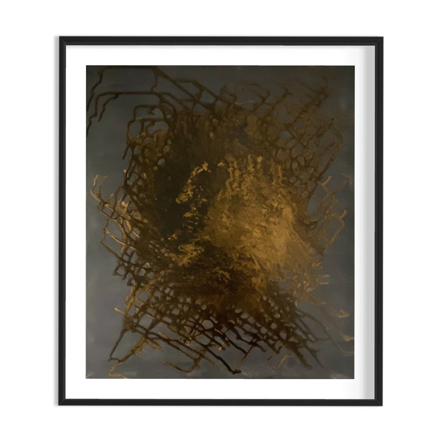 A very original contemporary painting of French craftsmanship, unique model