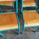 Lot de 13 chaises d'école adulte Mullca