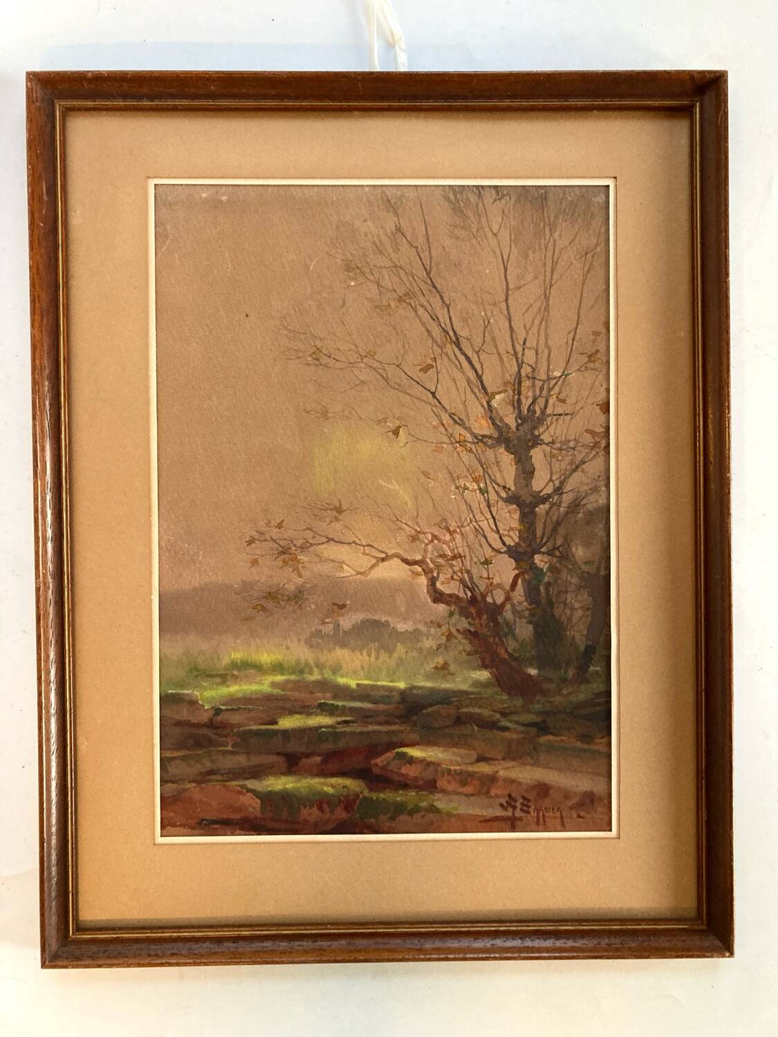 Watercolour Landscape by Antoine Barbier