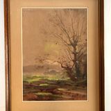 Watercolour Landscape by Antoine Barbier