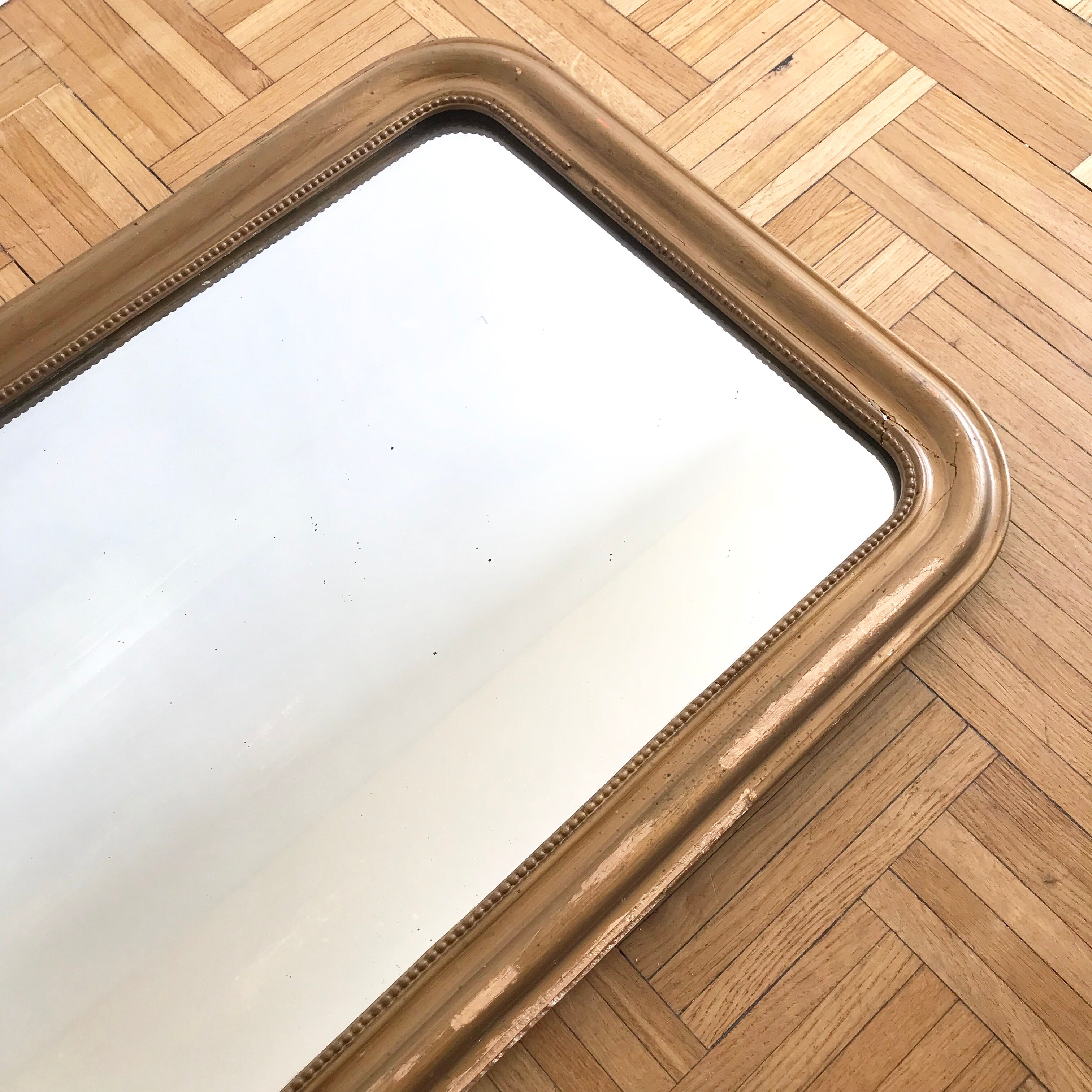 Louis Philippe golden mirror 78x60cm