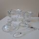 Set of a Harcourt Baccarat mustard and sugar bowl
