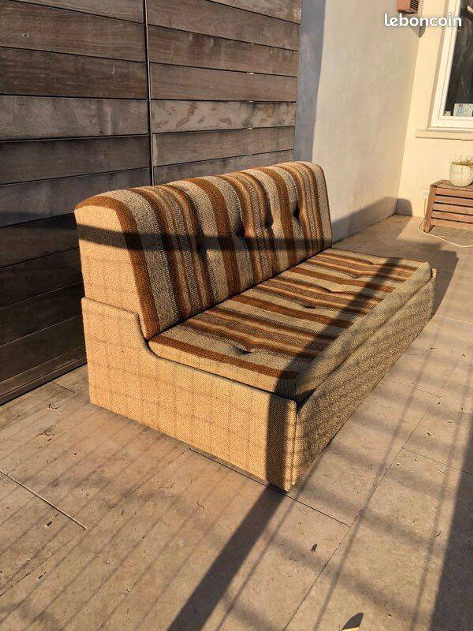 Striped Tweed Sofa