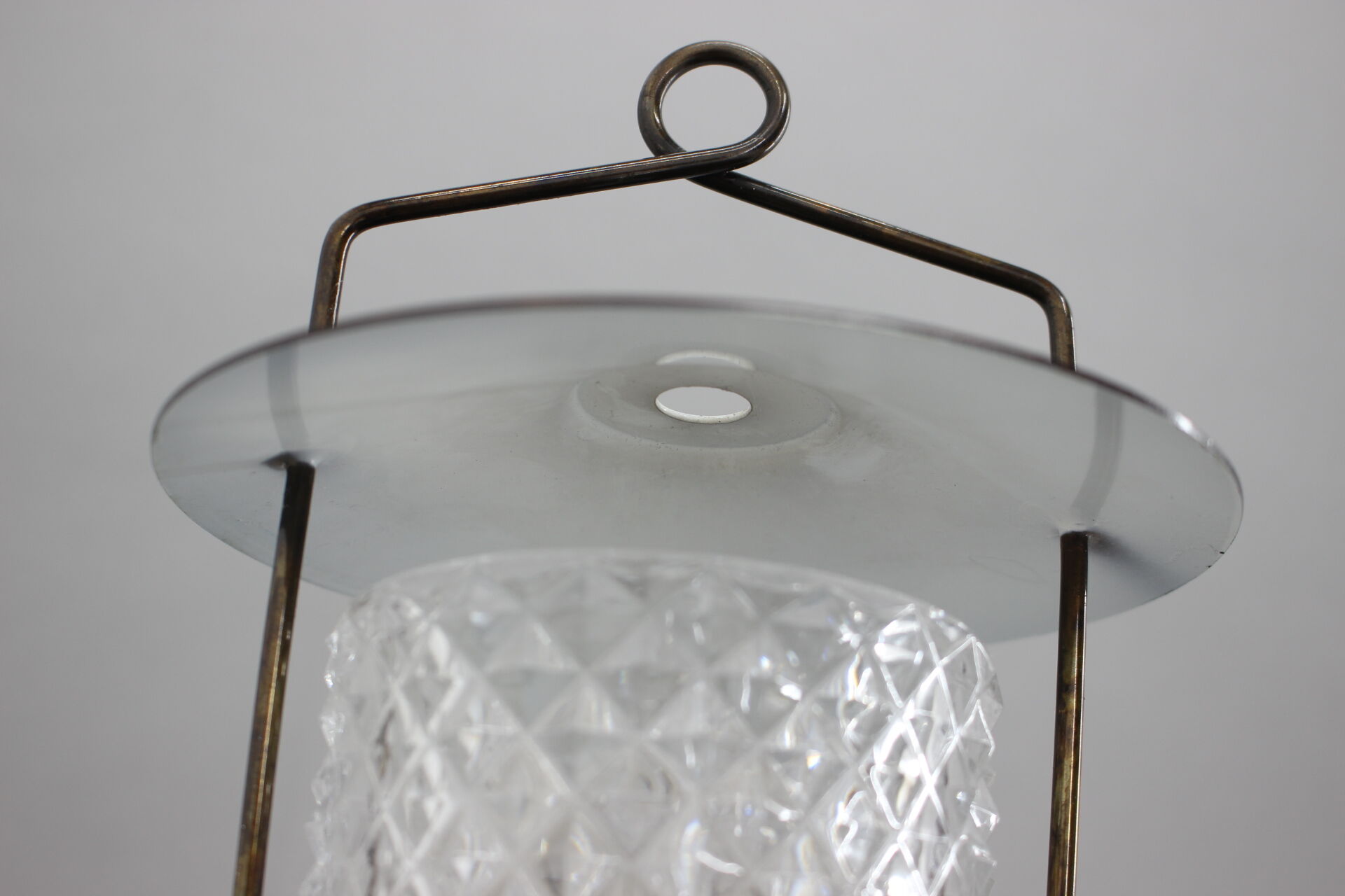 1970's Table Lamp / Lantern by Lidokov, Czechoslovkia