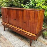 High sideboard in teak edited by Samcom for Johannes ANDERSEN