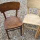 Set of four mismatched Thonet Bauman and Luterma chairs