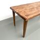 Table de ferme vintage en peuplier
