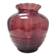 Beautiful Doyen Art Deco vase in burgundy glass.