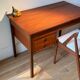 Scandinavian vintage teak desk / dressing table "Arnold"