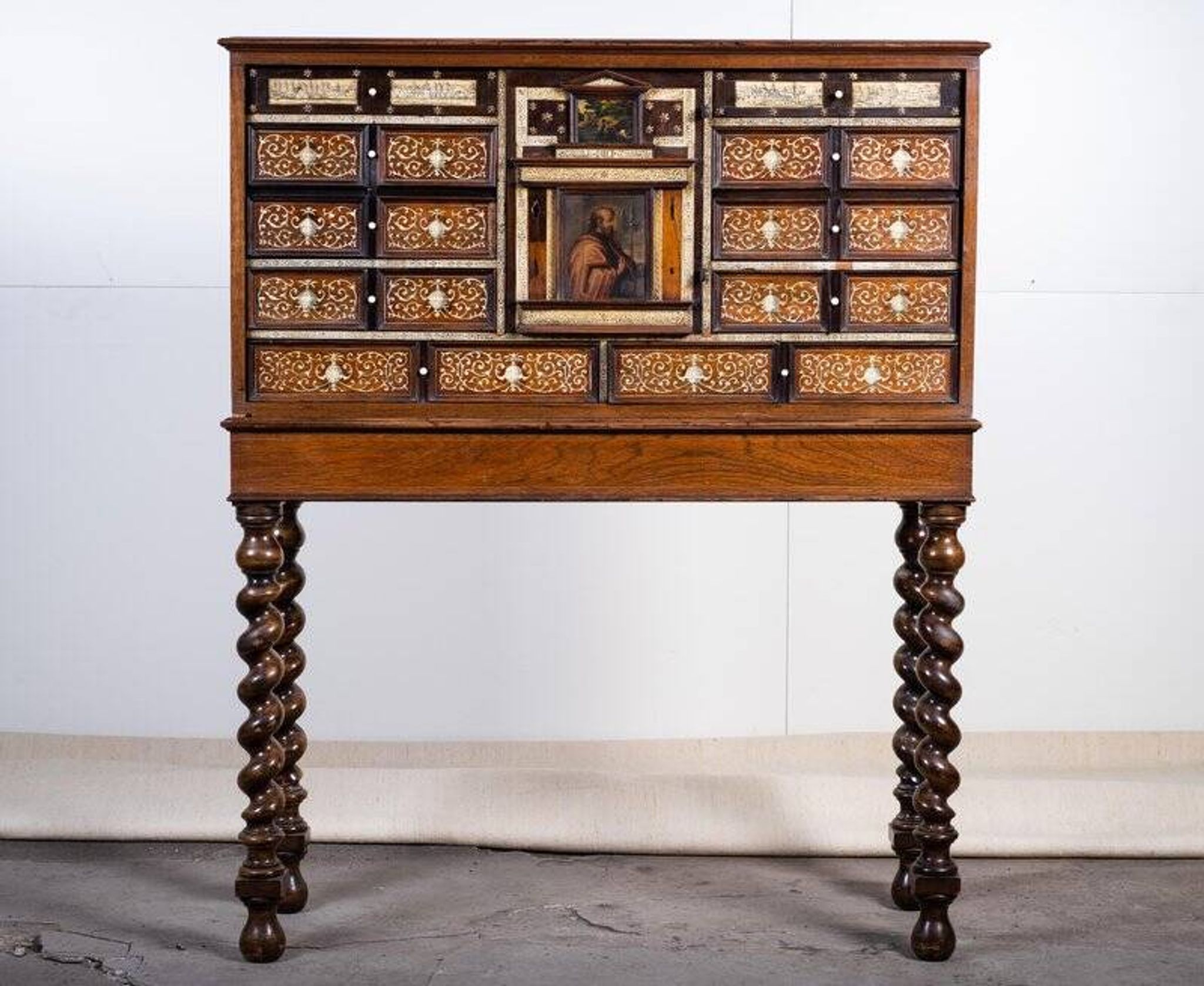 Renaissance Bureau in Rosewood, Italy, 17th-18th Century