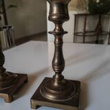 Pair of English candlesticks