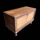 Light wood chest