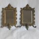 Pair of antique bronze mirrors – Louis XV / Rococo style – 19th century