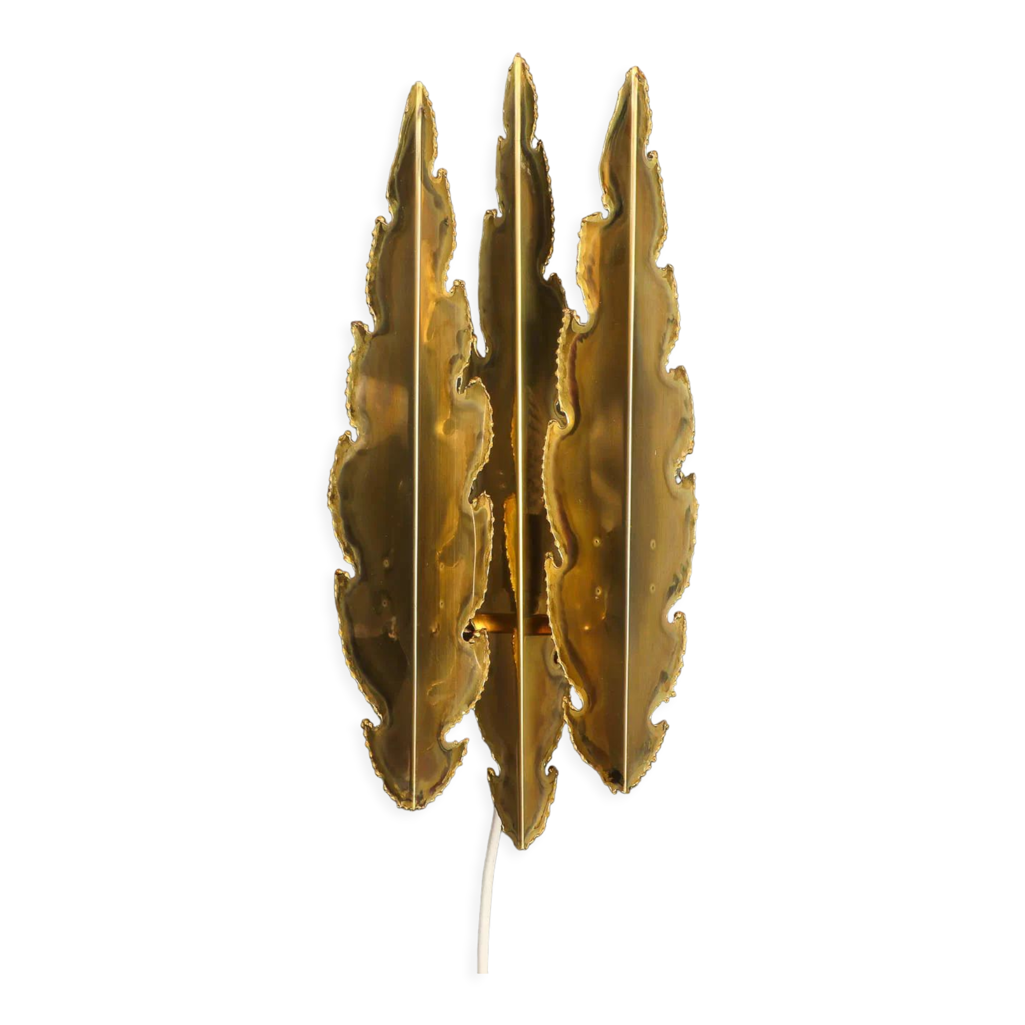 Scandinavian wall lamp by Svend Aage Holm, 1960 in brass