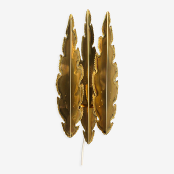 Scandinavian wall lamp by Svend Aage Holm, 1960 in brass
