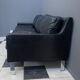 black leather Tecta -seat sofa by Hans Konecke 1960s