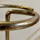 Modernist umbrella stand in chrome tube