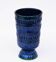 Mid Century Bitossi Aldo Londi Rimini Blue Ashtray Painted in Blu - Green