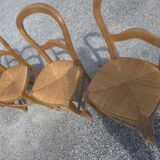 6 cherry wood chairs