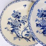 3 plates dessert in iron earth of Gien mondèle Hawthorn 211224