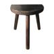 Wooden milking stool on tripod base