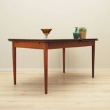 Table en palissandre, design danois, années 1970, production : Danemark