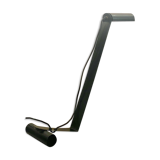Italian black-lasated metal lamp 1960s