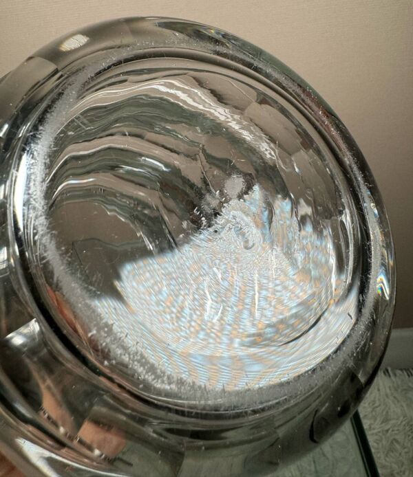 Vase cristal Val Saint Lambert Art Déco