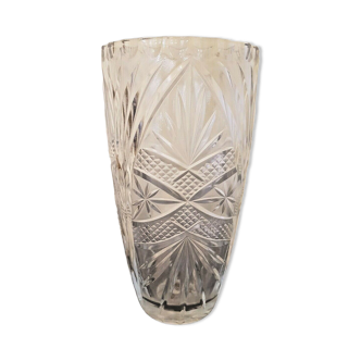 Ancient molded crystal vase