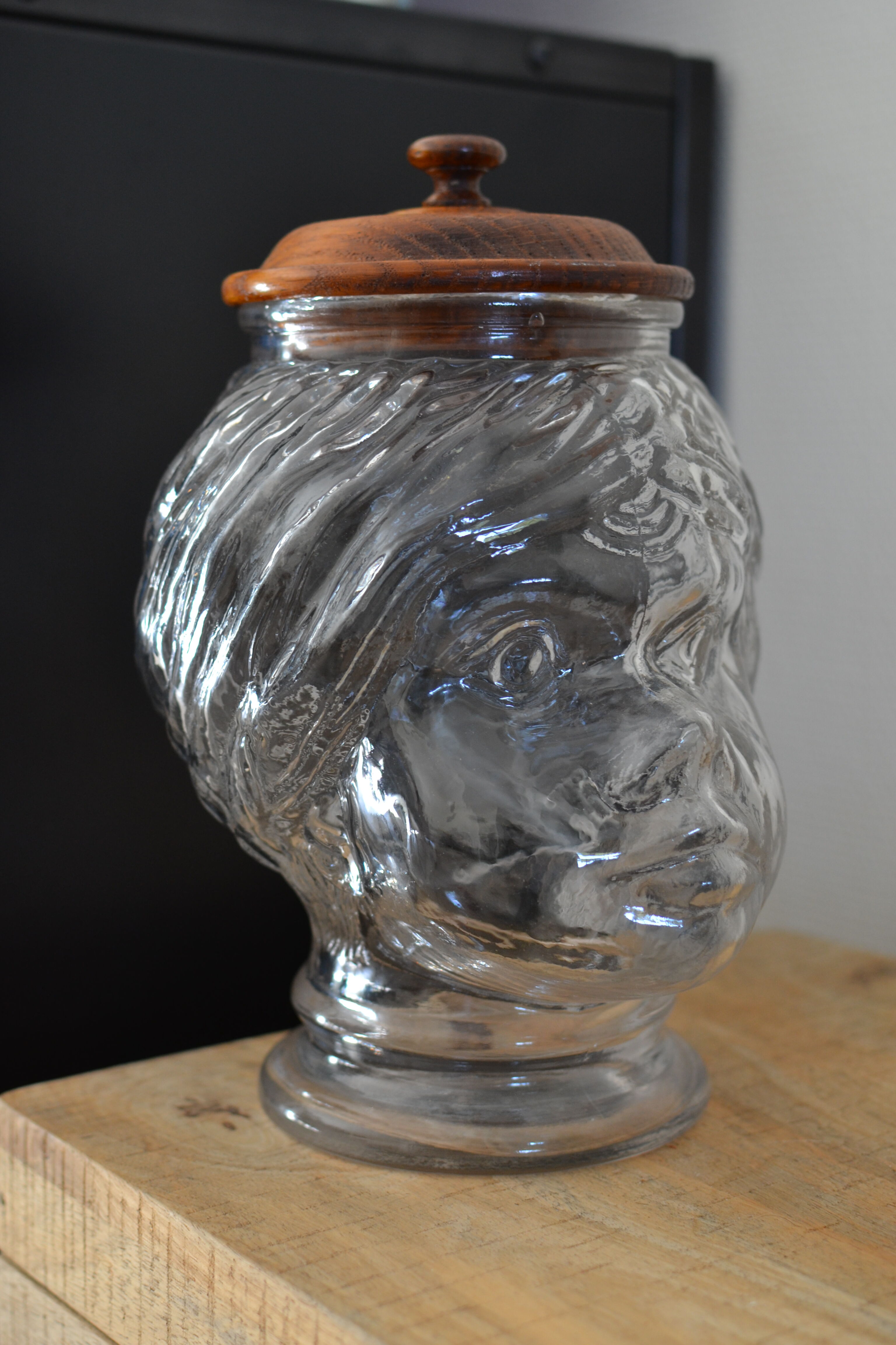 Moorish head candy pot