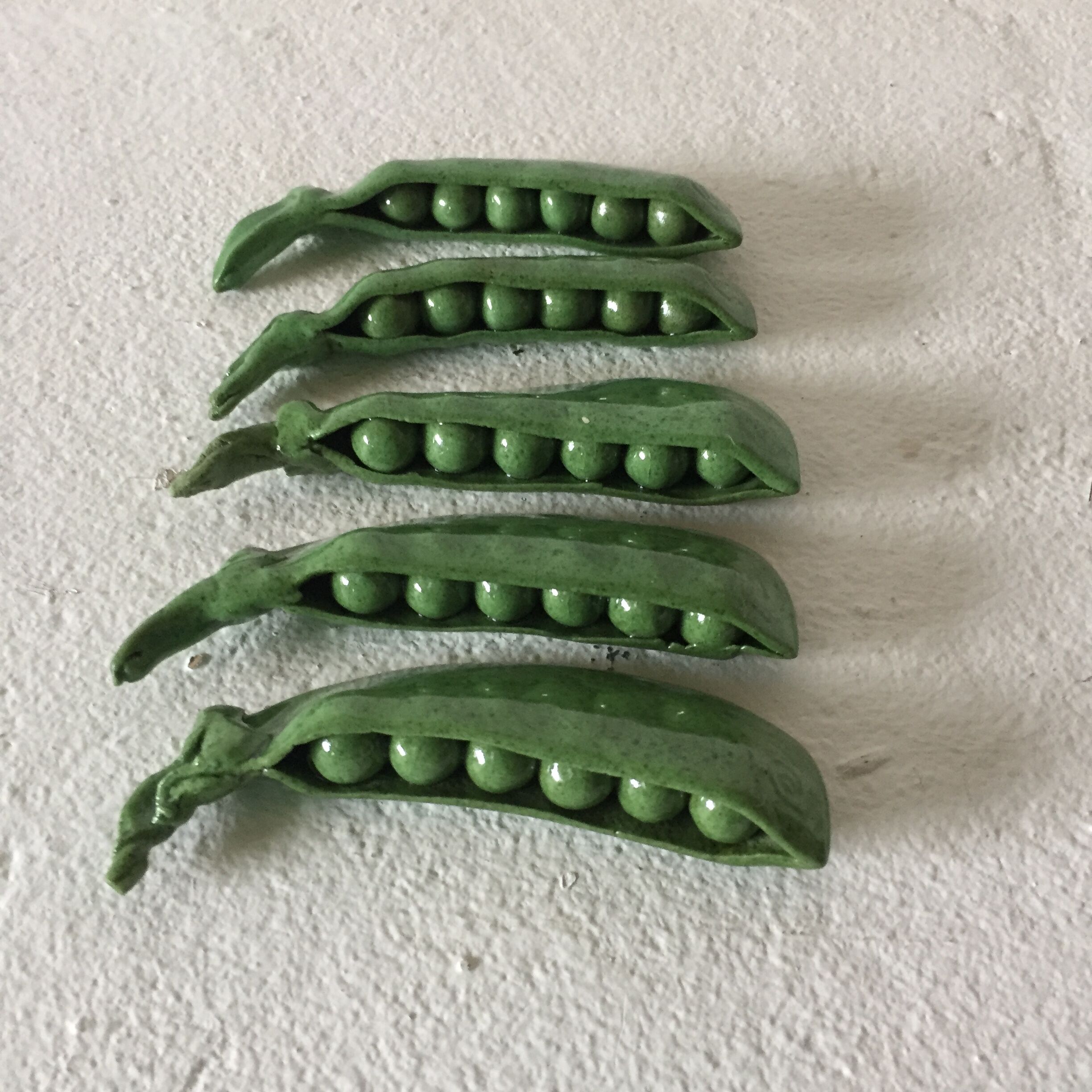Porte couteaux céramique petit pois
