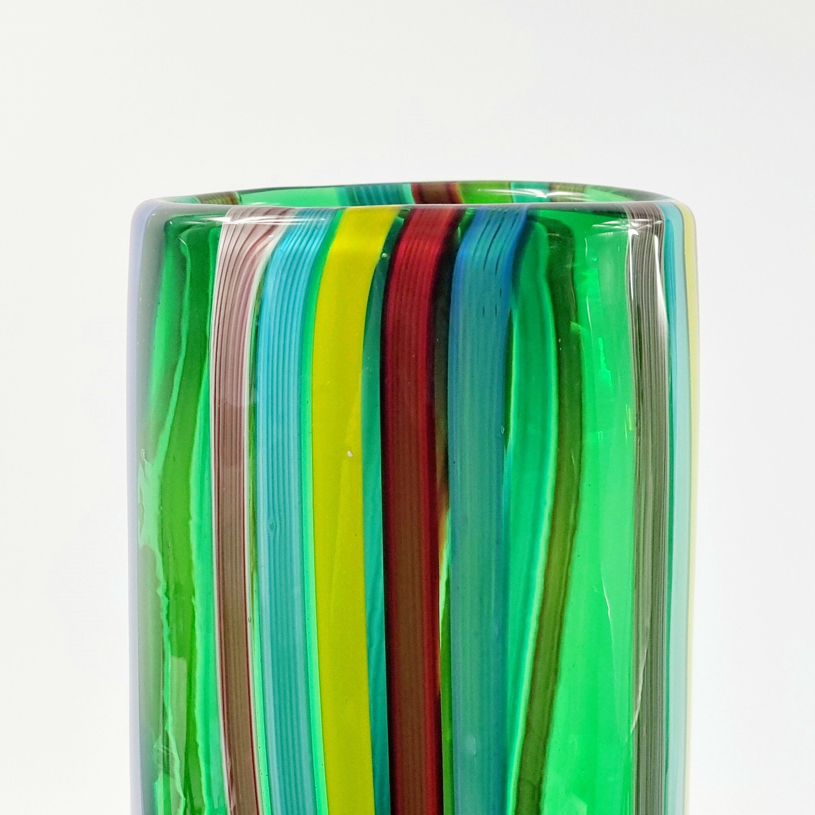 Mid-century modern Murano glass vase, Italy, 1960/70s