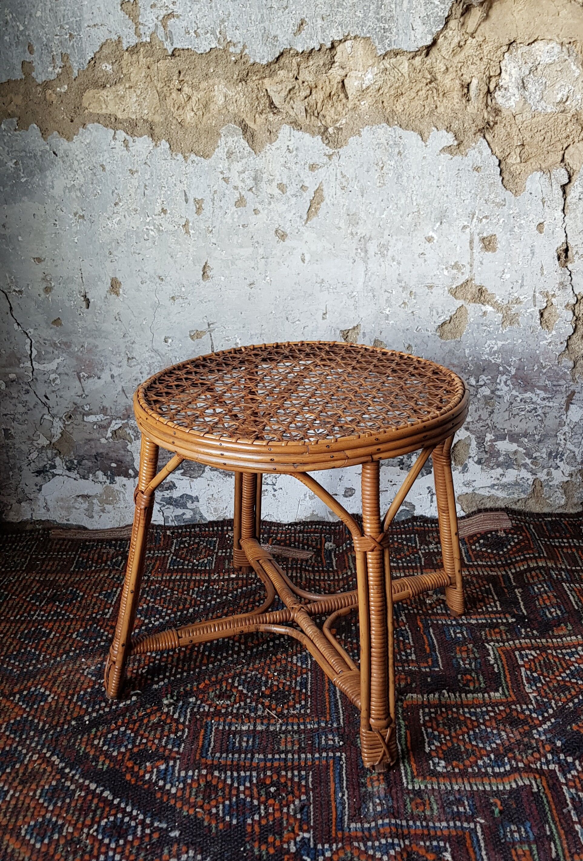 Rattan coffee table and canning