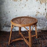 Rattan coffee table and canning