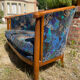Banquette et fauteuils cabriolets style Art déco