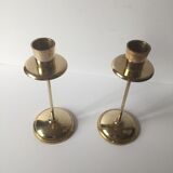 Pair of vintage brass candlesticks