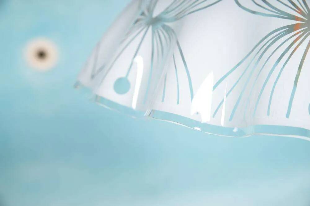 70s space age glass pendant, vintage glass pendant from Sweden.