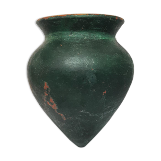 Ceramic green/golden jar