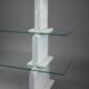 Carrara marble and glass library - 1970